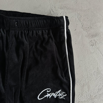 Corteiz VVS Velvet Sweatpants Black