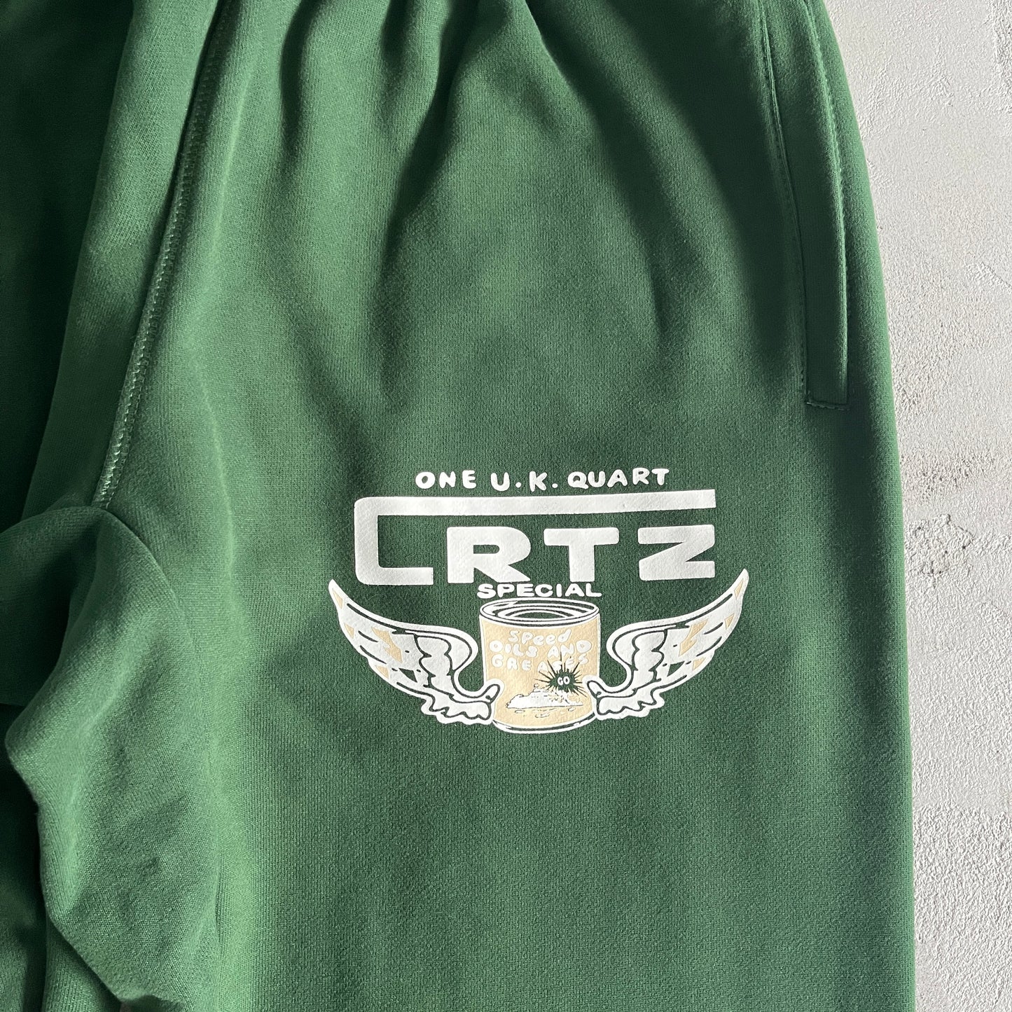 Corteiz Gasolina Tracksuit Royal Green