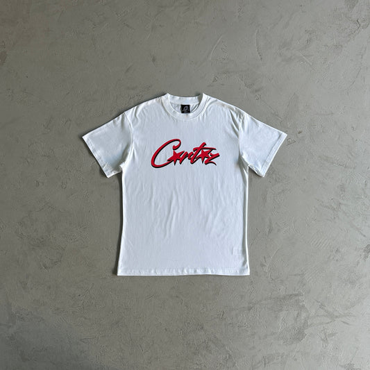 Corteiz OG Allstarz Tee White/Red