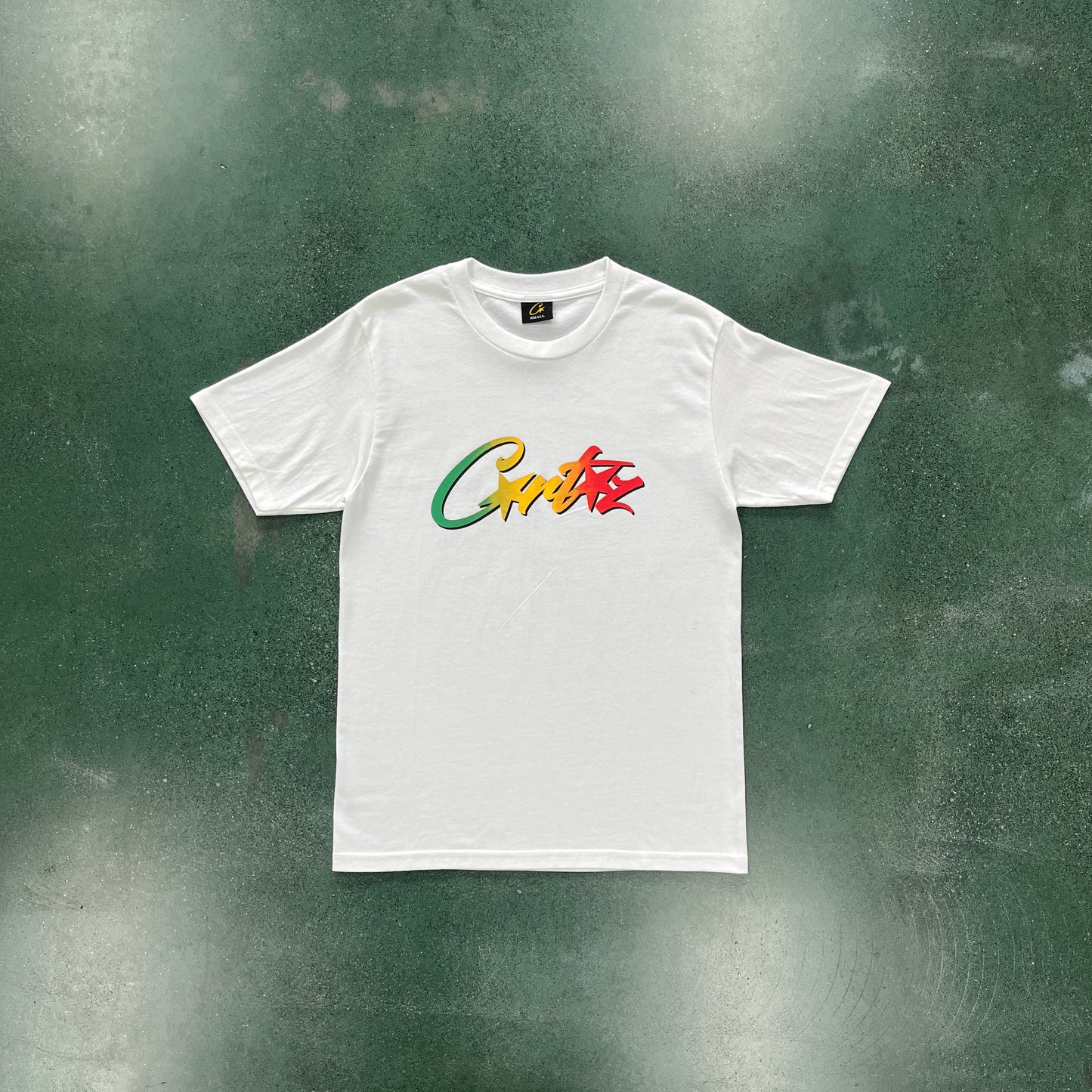 Corteiz Allstarz Gradient Carni T-Shirt White