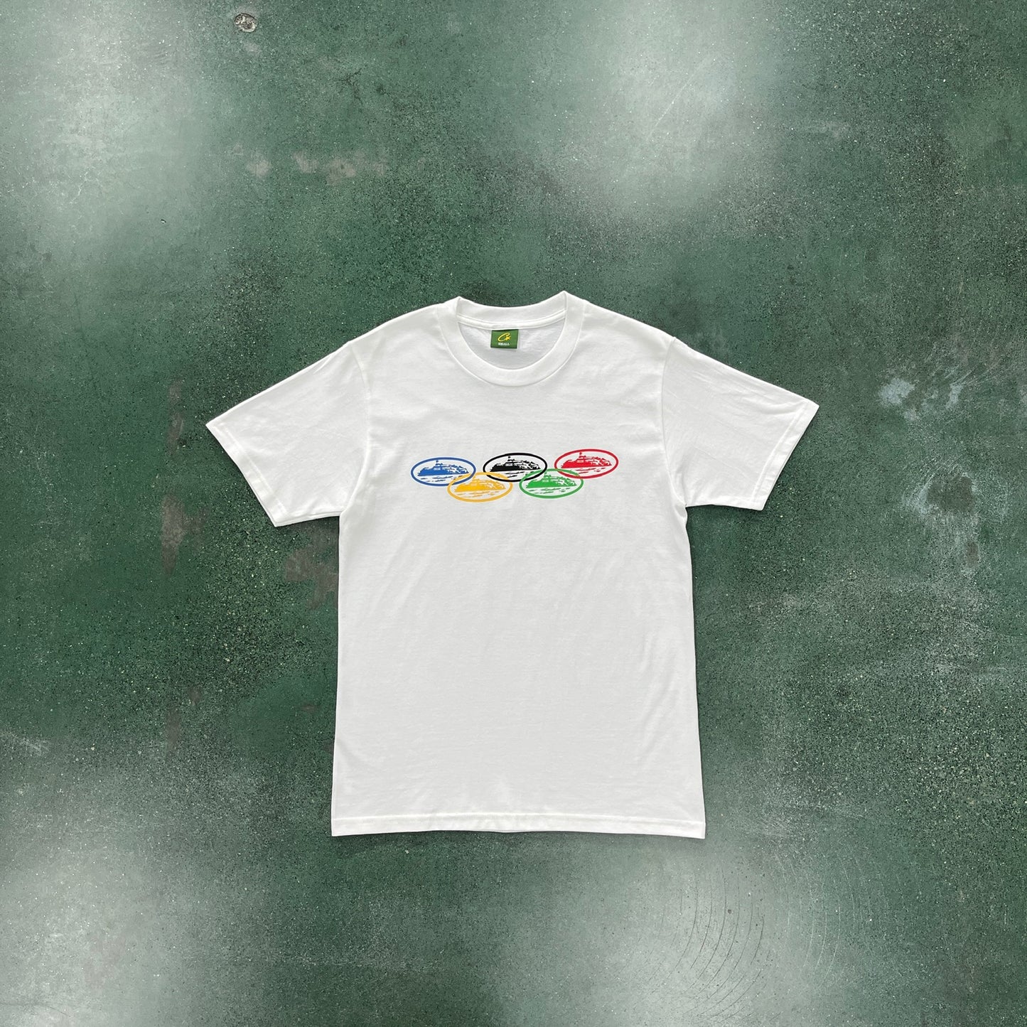 Corteiz Alcatraz Olympic T-Shirt White