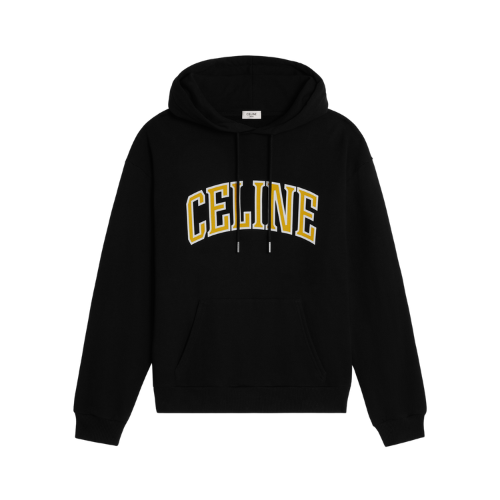 CELINE LOOSE HOODIE IN COTTON FLEECE