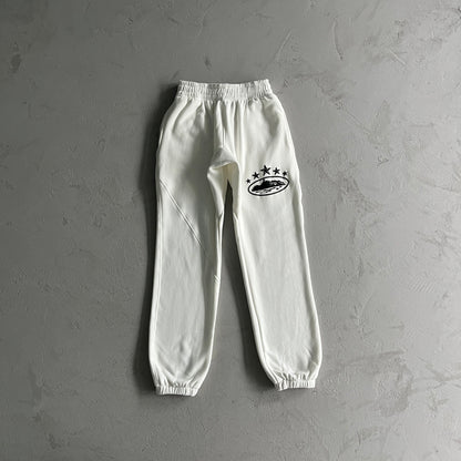 Corteiz 5 Starz Sweatpants White