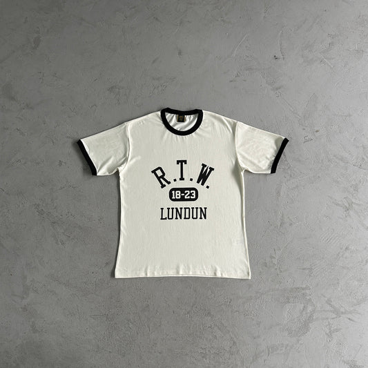 Corteiz College Ringer T-Shirt White