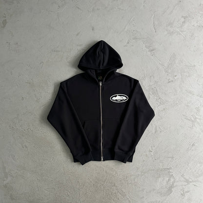 Corteiz Alcatraz Zip up  Hoodie