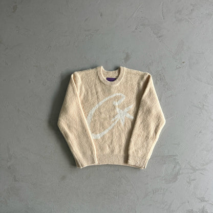 Corteiz C Star Gradient Mohair Knit Sweaters