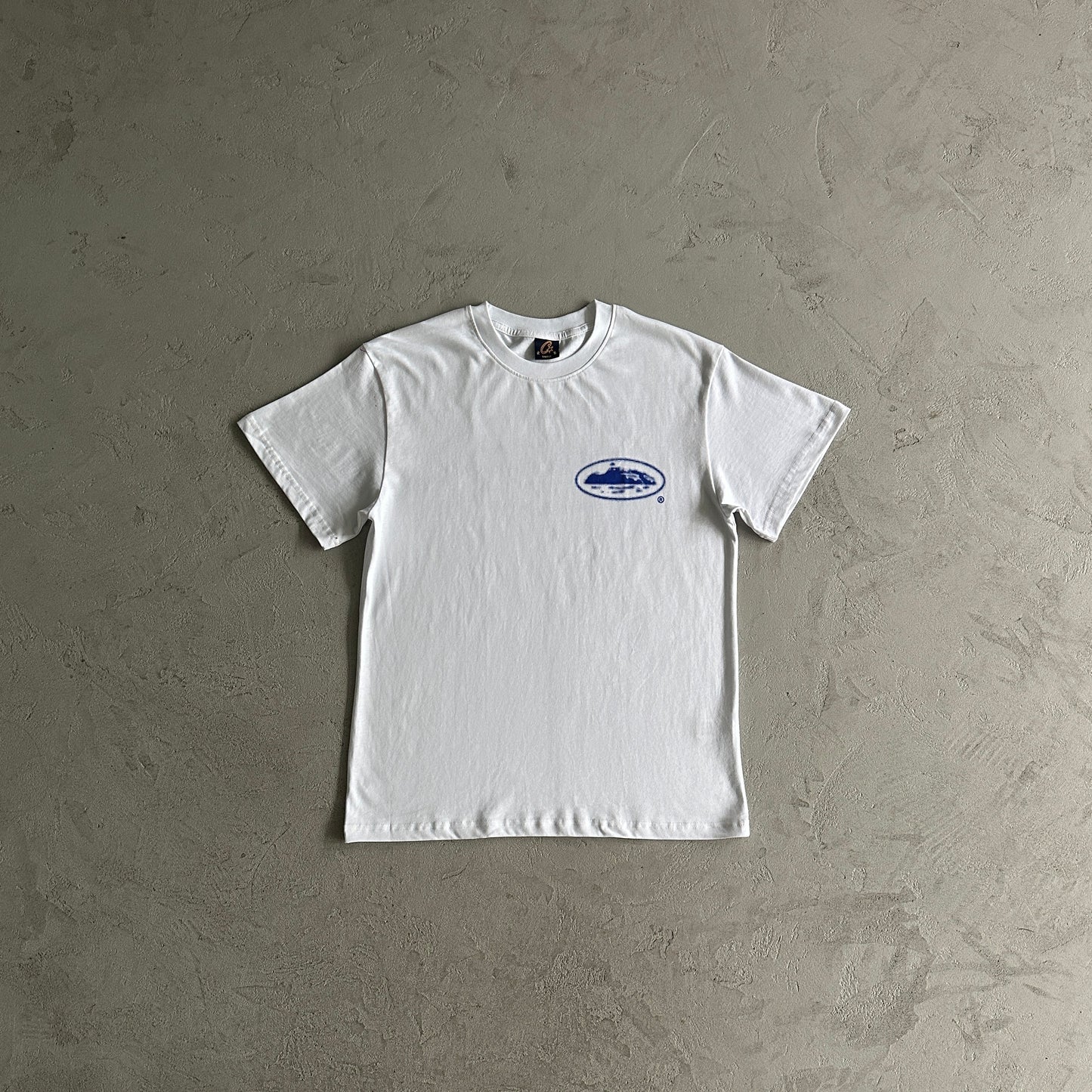 Corteiz C Star String Tee – White/Blue