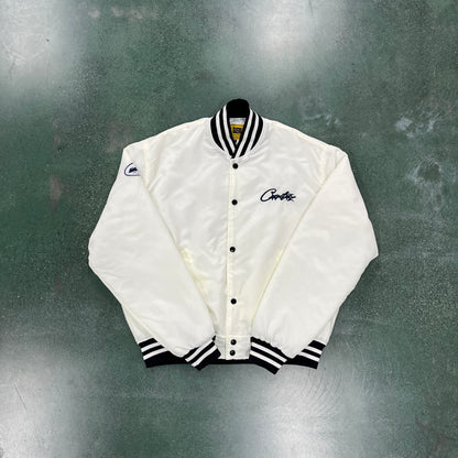 Corteiz Stadium Jacket White