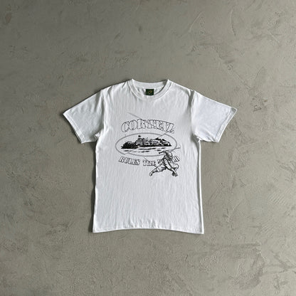 Corteiz Web Alcatraz Tee *New Blank* White