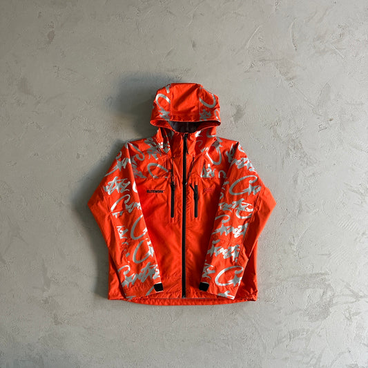 Corteiz Elitework Waterproof Shell Jacket Orange