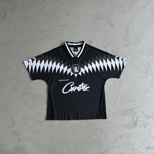 Corteiz Club RTW Football T-Shirt Black