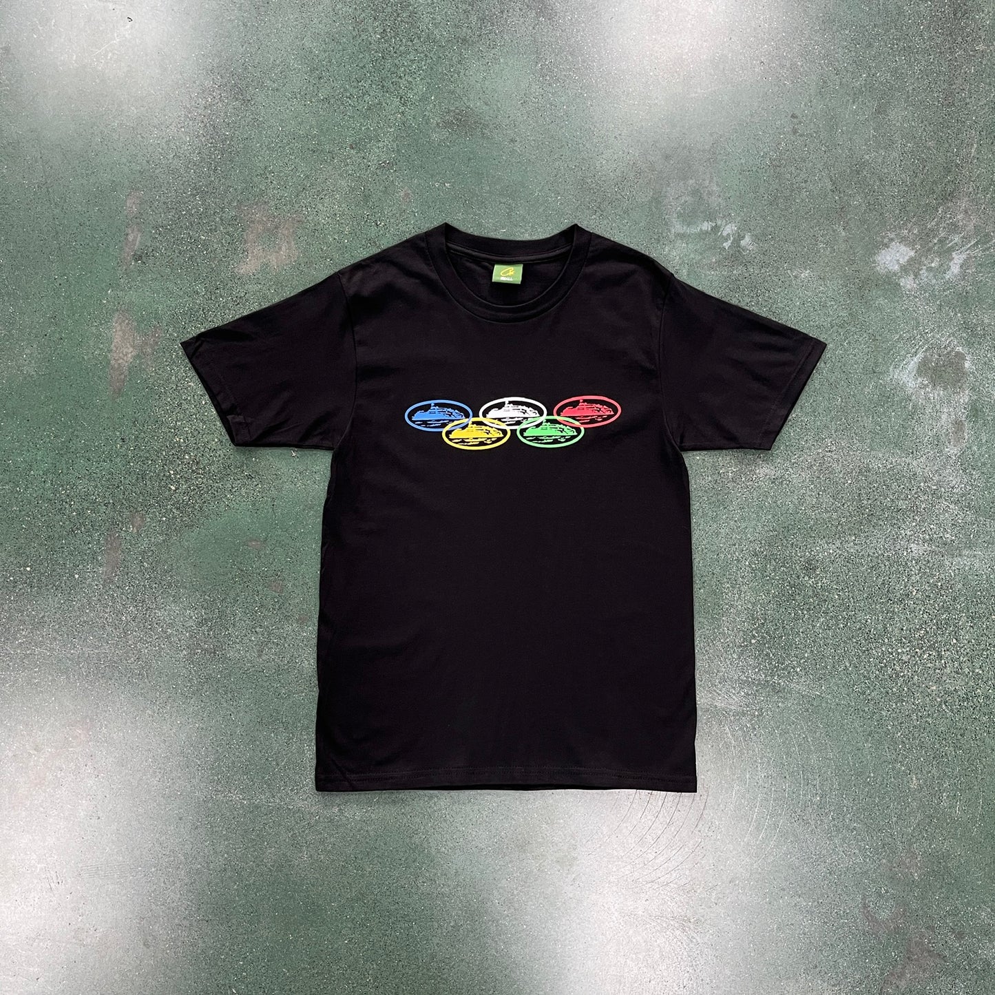 Corteiz Alcatraz Olympic T-Shirt Black