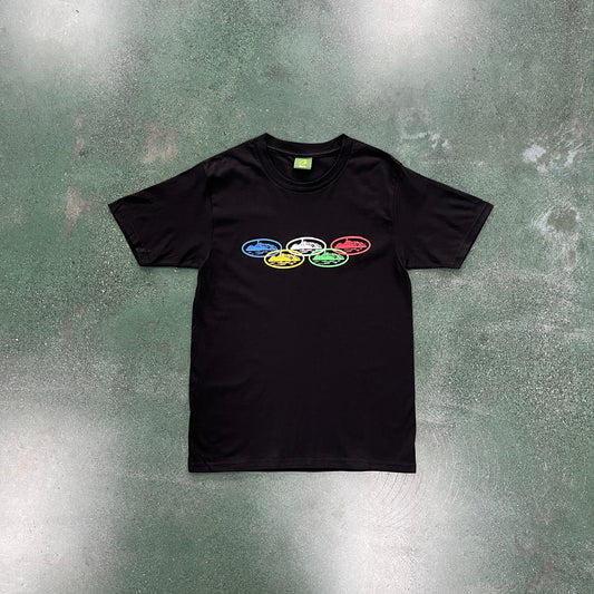 Corteiz Alcatraz Olympic T-Shirt Black