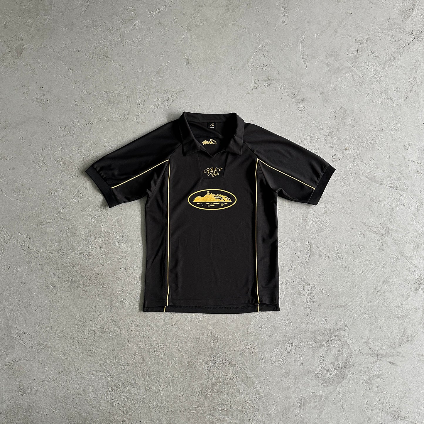 Corteiz Allstarz Football T-Shirt Black/Yellow