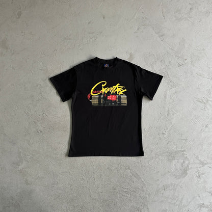 Corteiz Times Up T-Shirt Black