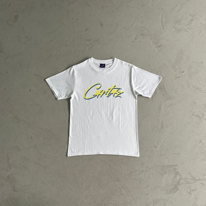 Corteiz Allstarz T-Shirt White/Yellow