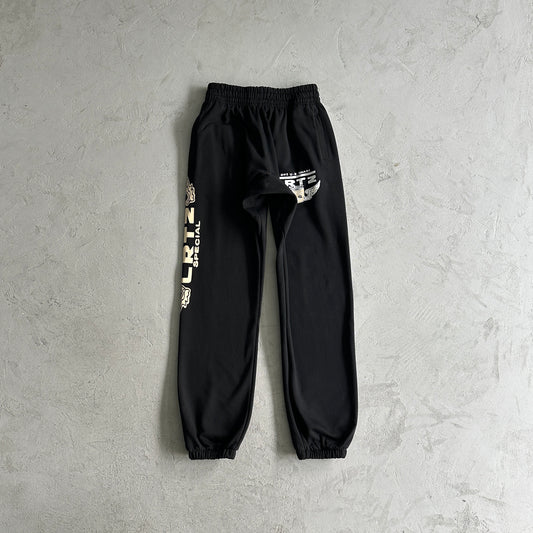 Corteiz Gasolina Bottoms Sweatpants Black