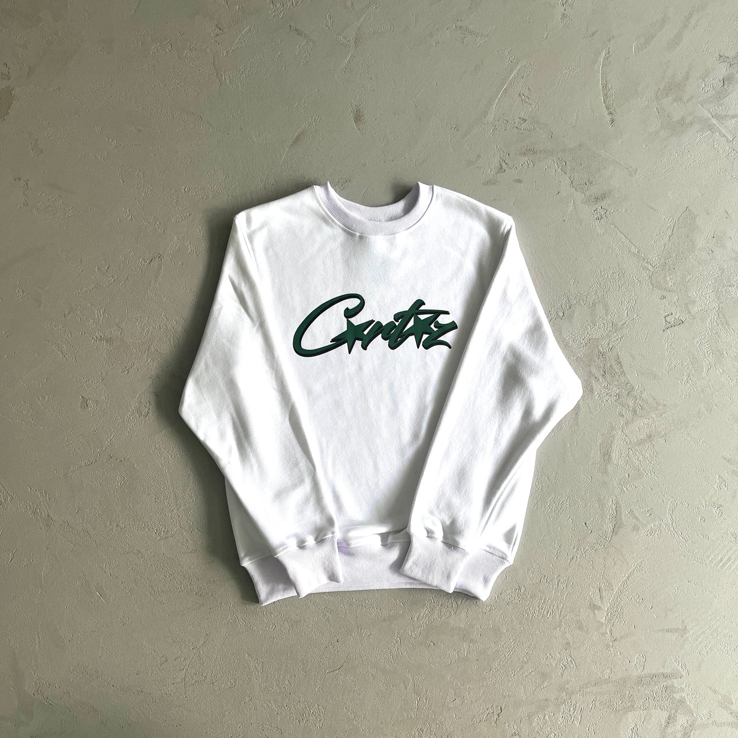 Corteiz Allstarz Sweatershirt  White/Green