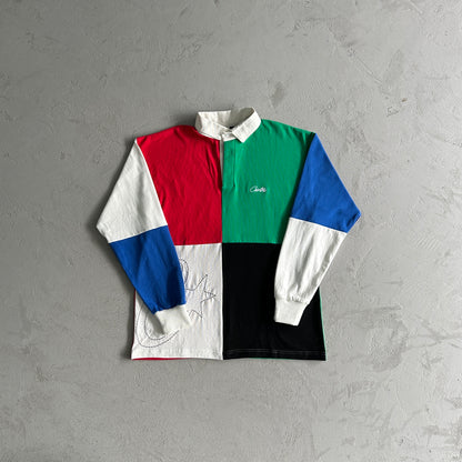 Corteiz   Block Polo Long Sleeve Shirt