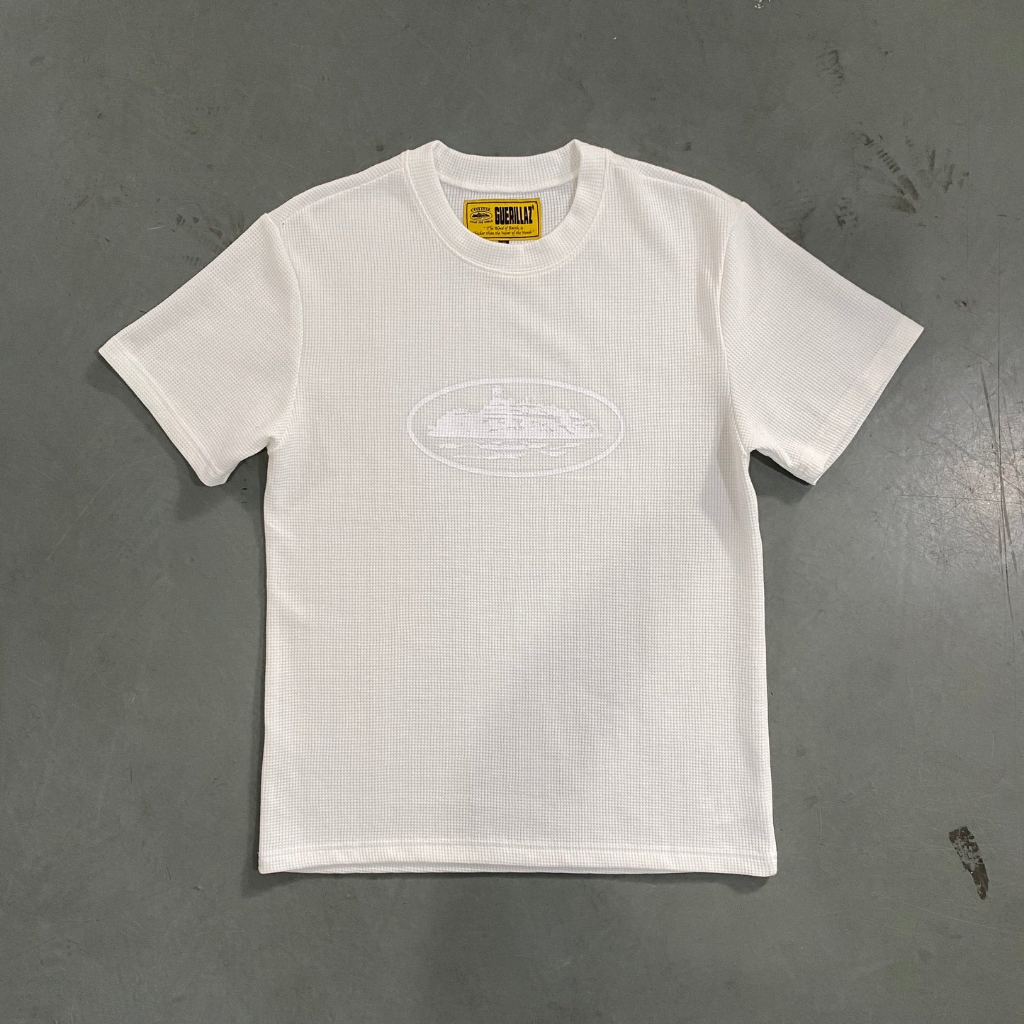 Corteiz OG  T-Shirt  Waffle Tee White