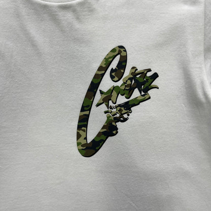 Corteiz Camo Gunslinger T-Shirt White/Camo