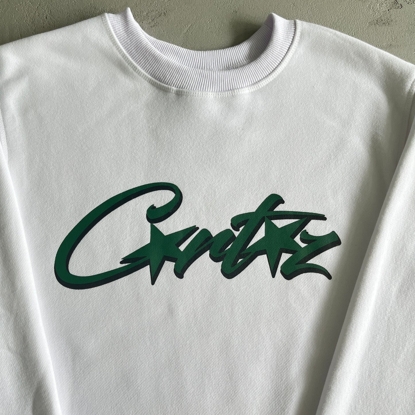 Corteiz Allstarz Sweatershirt  White/Green