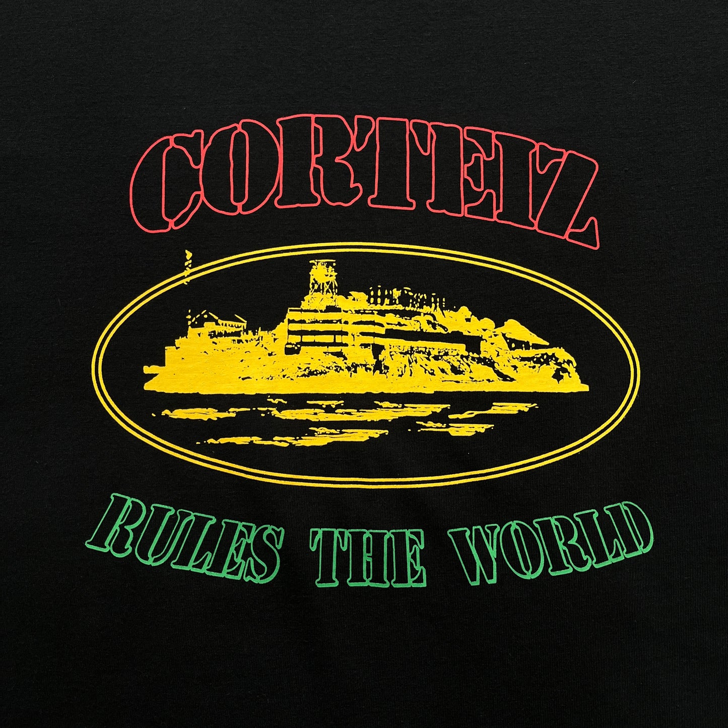 Corteiz Alcatraz T-Shirt Black