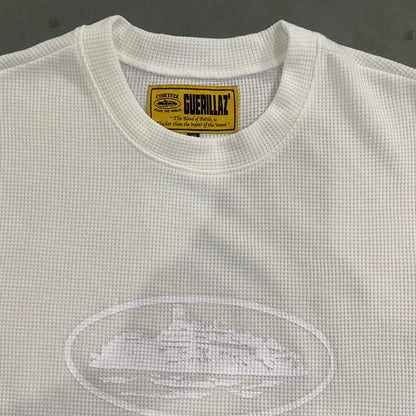 Corteiz OG  T-Shirt  Waffle Tee White