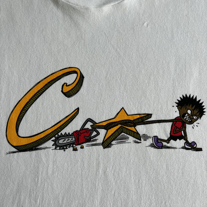 Corteiz Chainsaw T-Shirt White