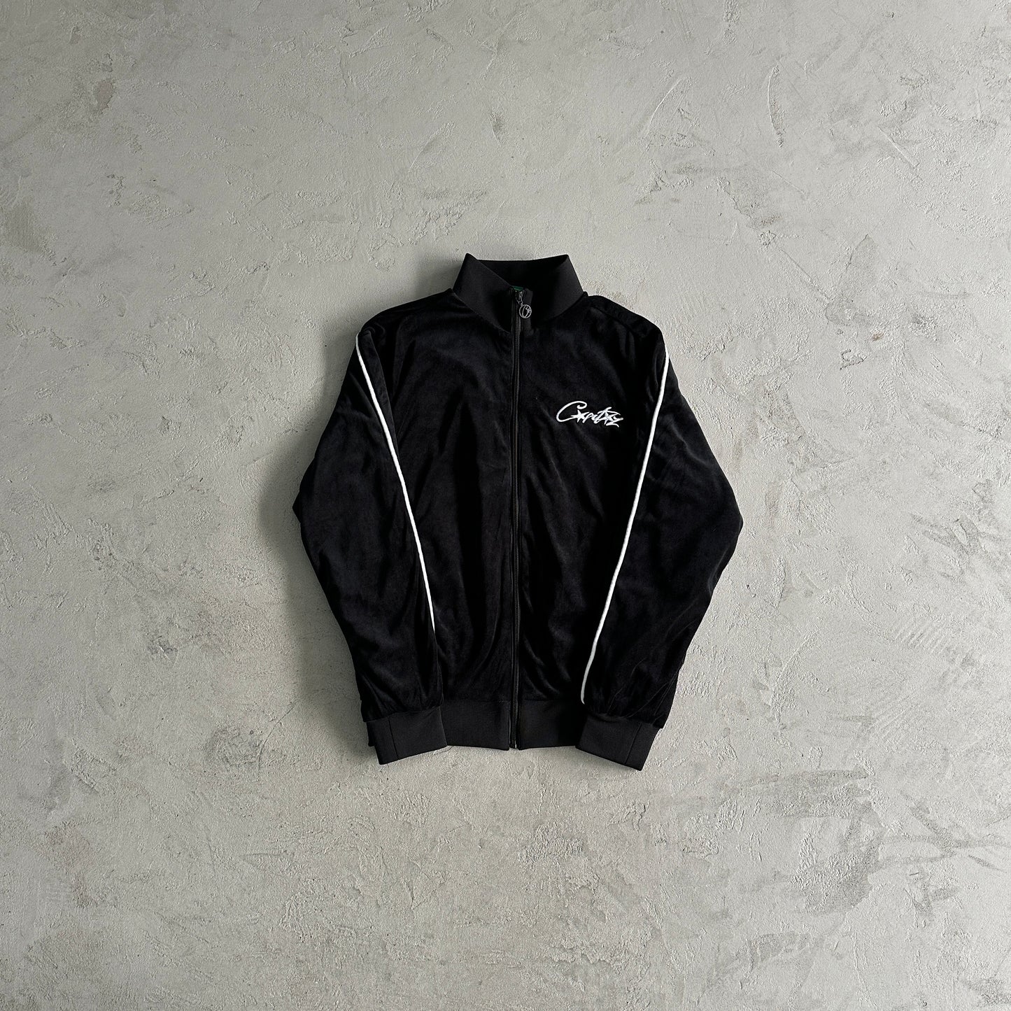 Corteiz VVS Velour Jacket Black