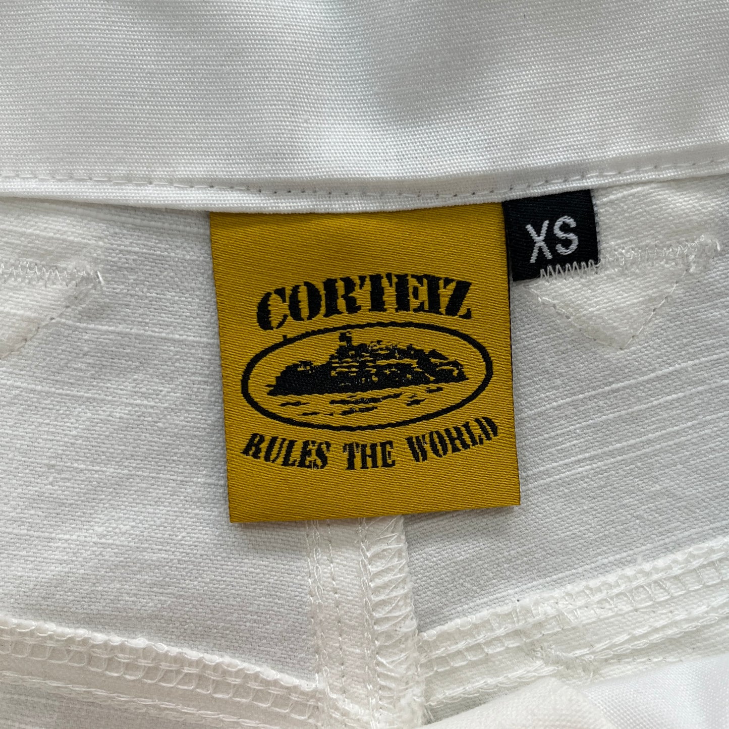 Corteiz Strom Cargos White