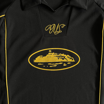 Corteiz Allstarz Football T-Shirt Black/Yellow