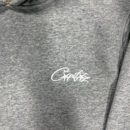 Corteiz HMP Embroidered Hoodie Grey