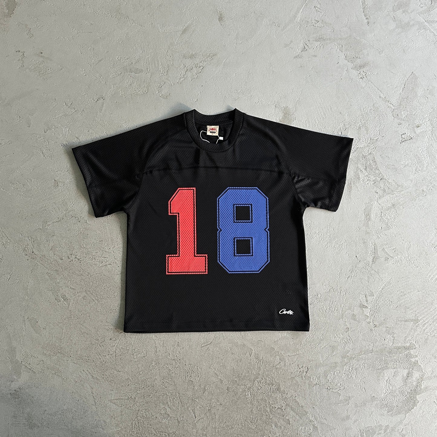 Corteiz HMP MESH PANEL JERSEY BLACK