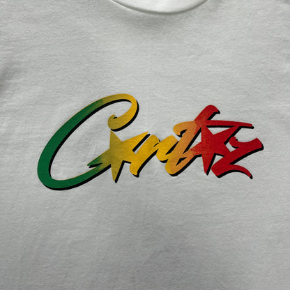 Corteiz Allstarz Gradient Carni T-Shirt White