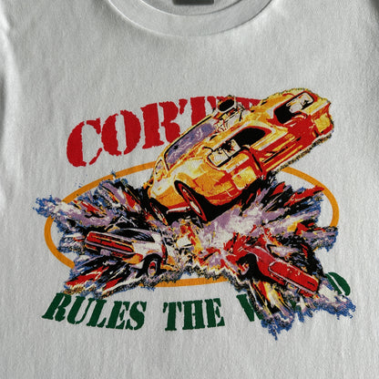 Corteiz Car Crash T-Shirt White