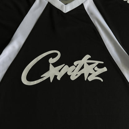 Corteiz Allstarz Football T-Shirt Black