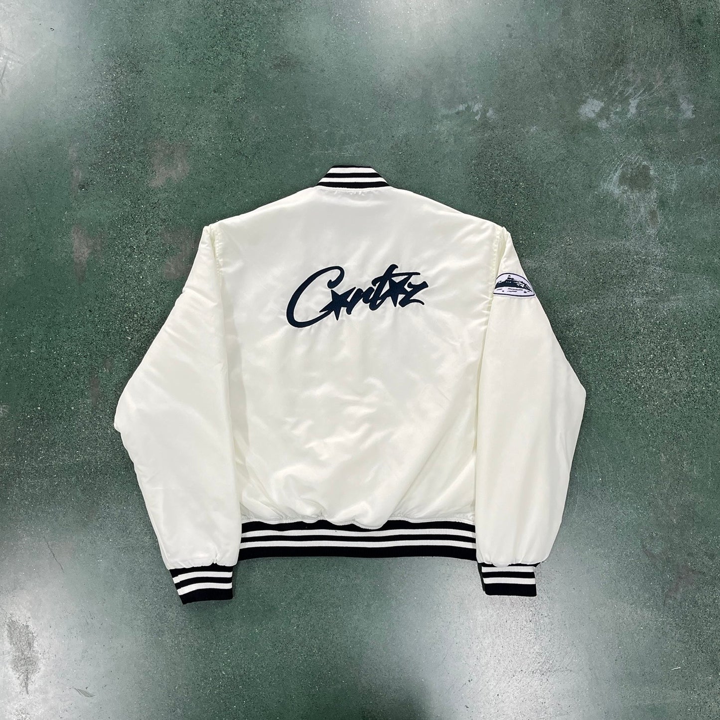 Corteiz Stadium Jacket White