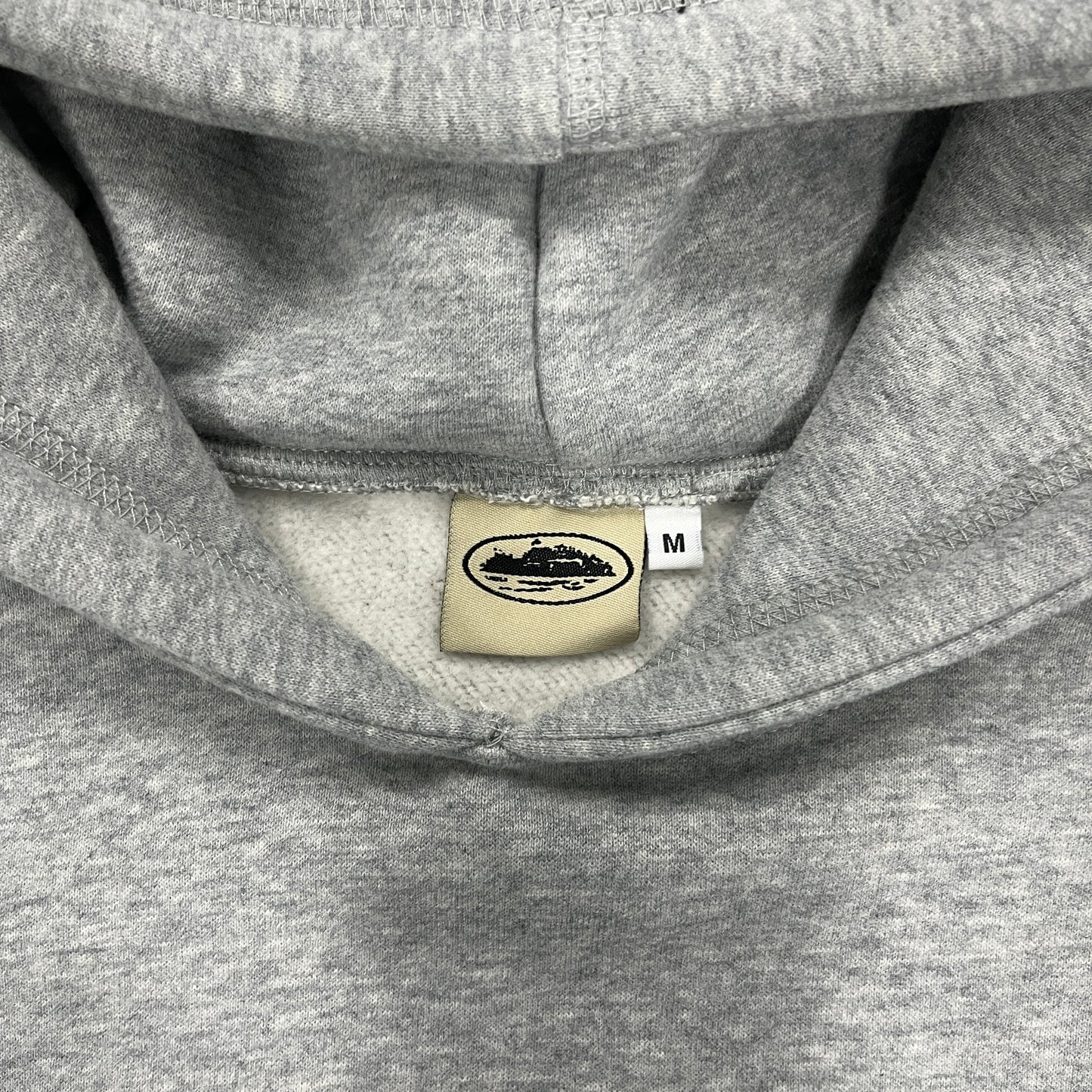 Corteiz HMP Embroidered Hoodie Grey