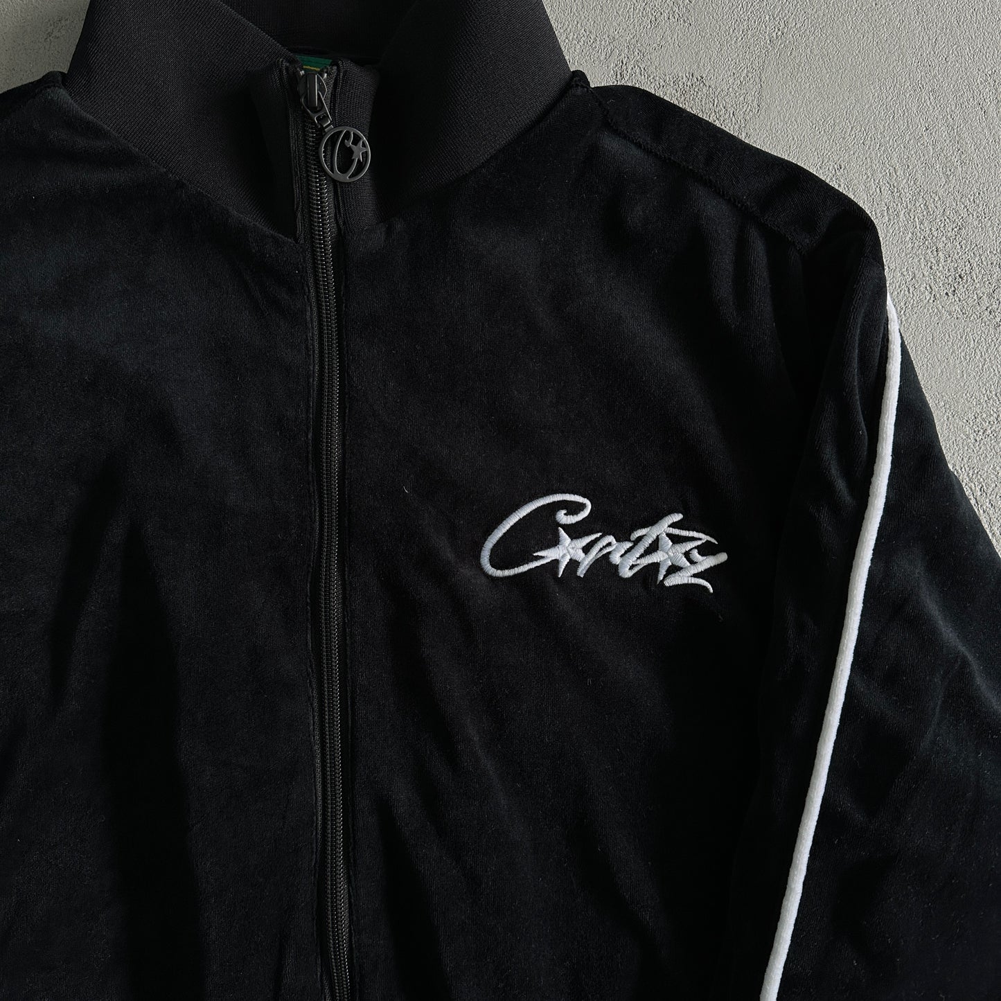 Corteiz VVS Velvet Tracksuit Black