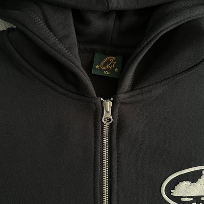 Corteiz Alcatraz Zip up  Hoodie