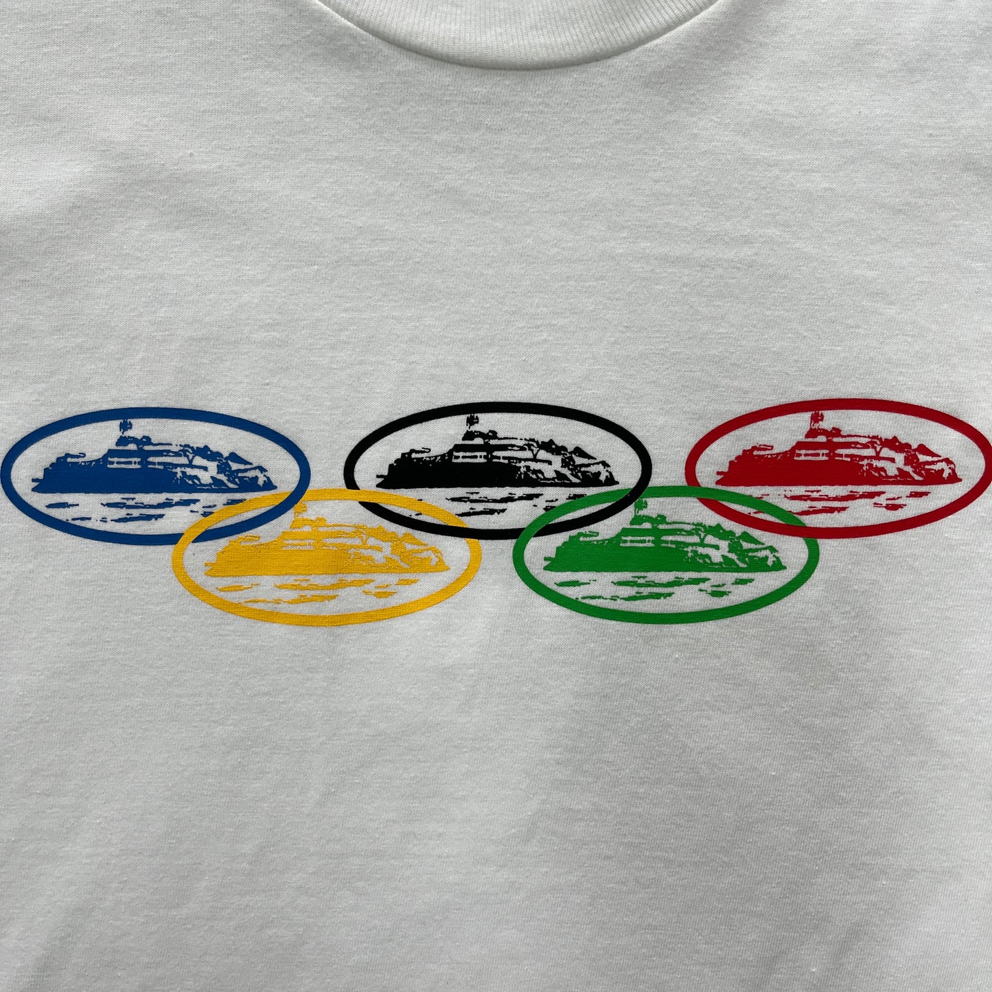 Corteiz Alcatraz Olympic T-Shirt White