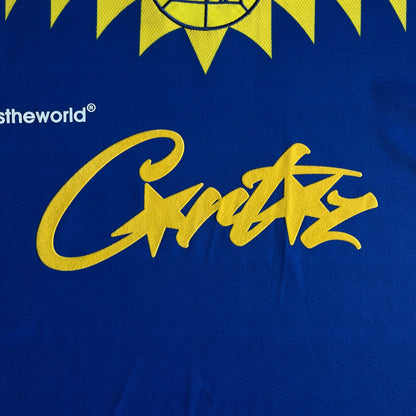 Corteiz Club RTW Football T-Shirt Blue