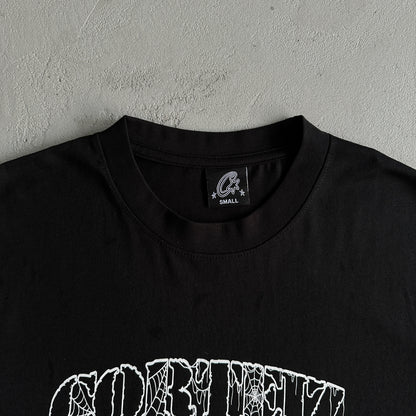 Corteiz Web Alcatraz Tee *New Blank* Black