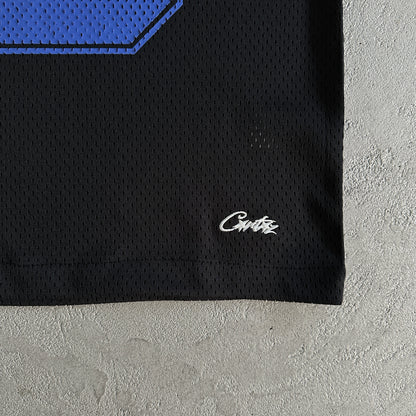 Corteiz HMP MESH PANEL JERSEY BLACK