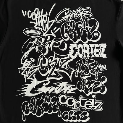 Corteiz Graffiti Tee *New Blank* Black