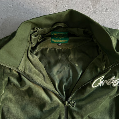 Corteiz VVS Velvet Tracksuit Green