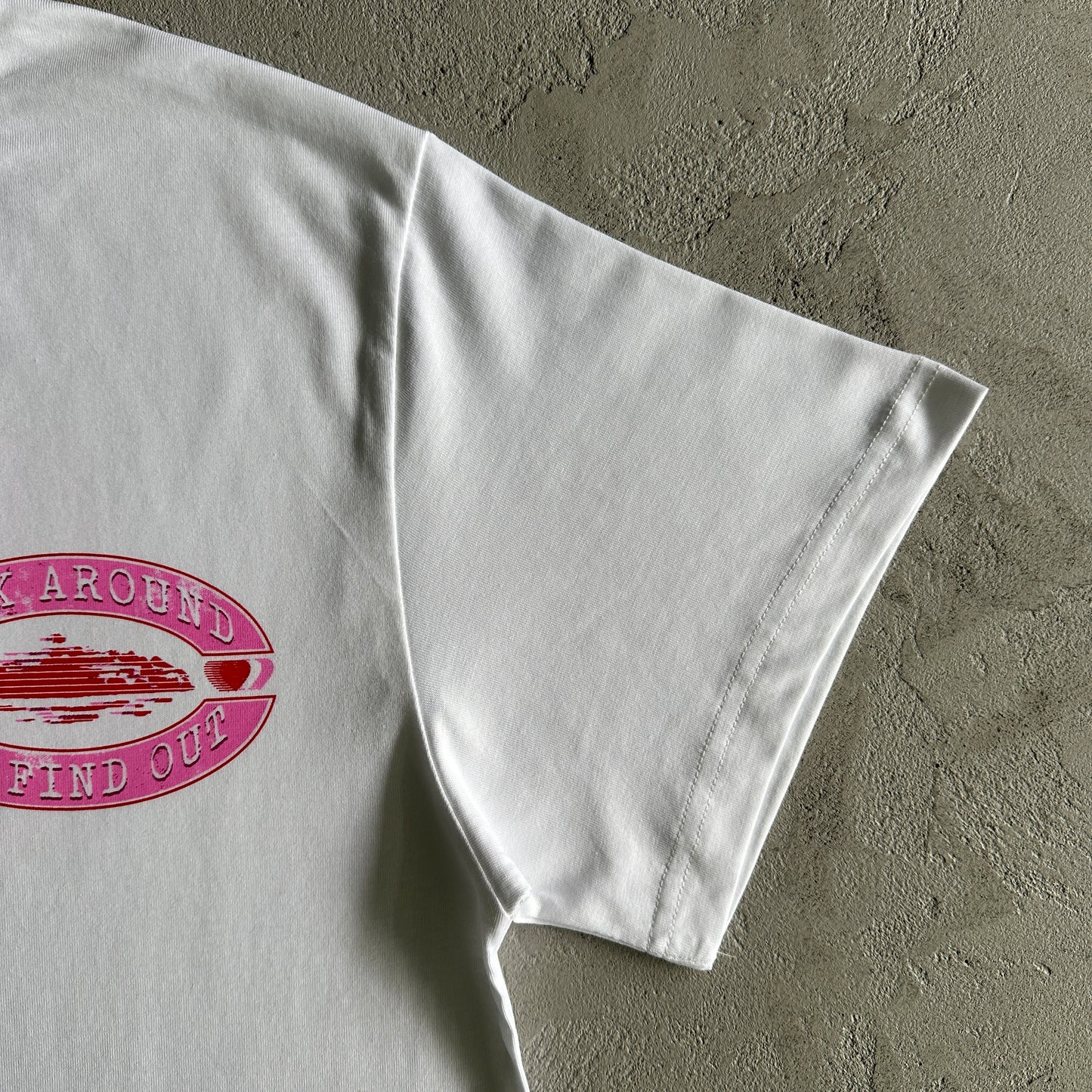 Corteiz Fuck Around T-Shirt  White/Pink