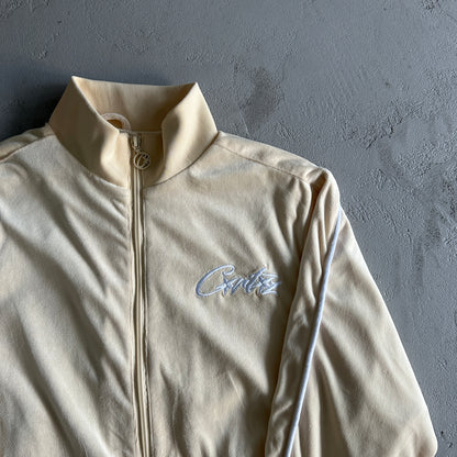 Corteiz VVS Velour Jacket Cream