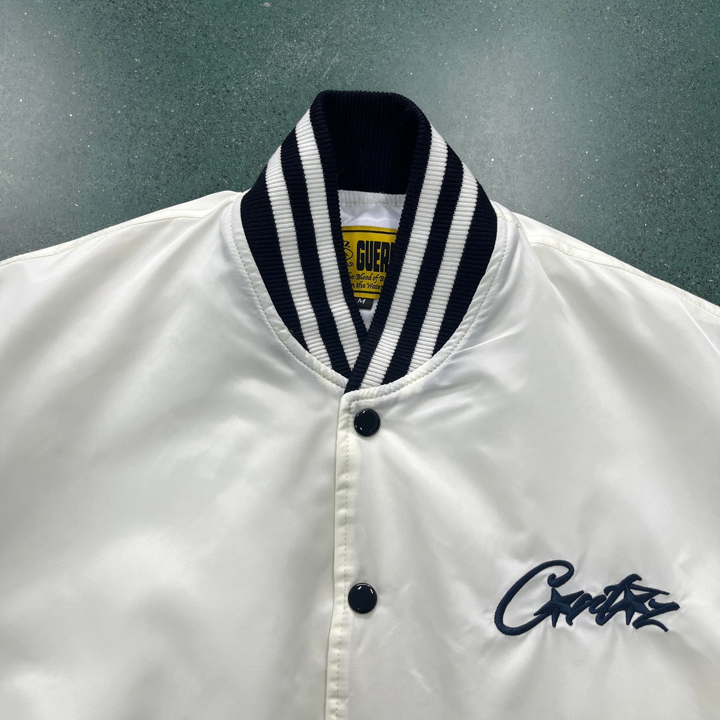 Corteiz Stadium Jacket White